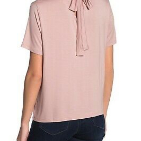 14th & Union Blush Pink Tie Back Top - Picture 4 of 6
